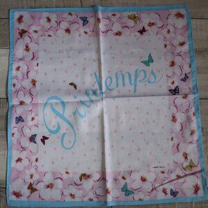 French Luxury Store Printemps Signature Promotional Hanky Scarf